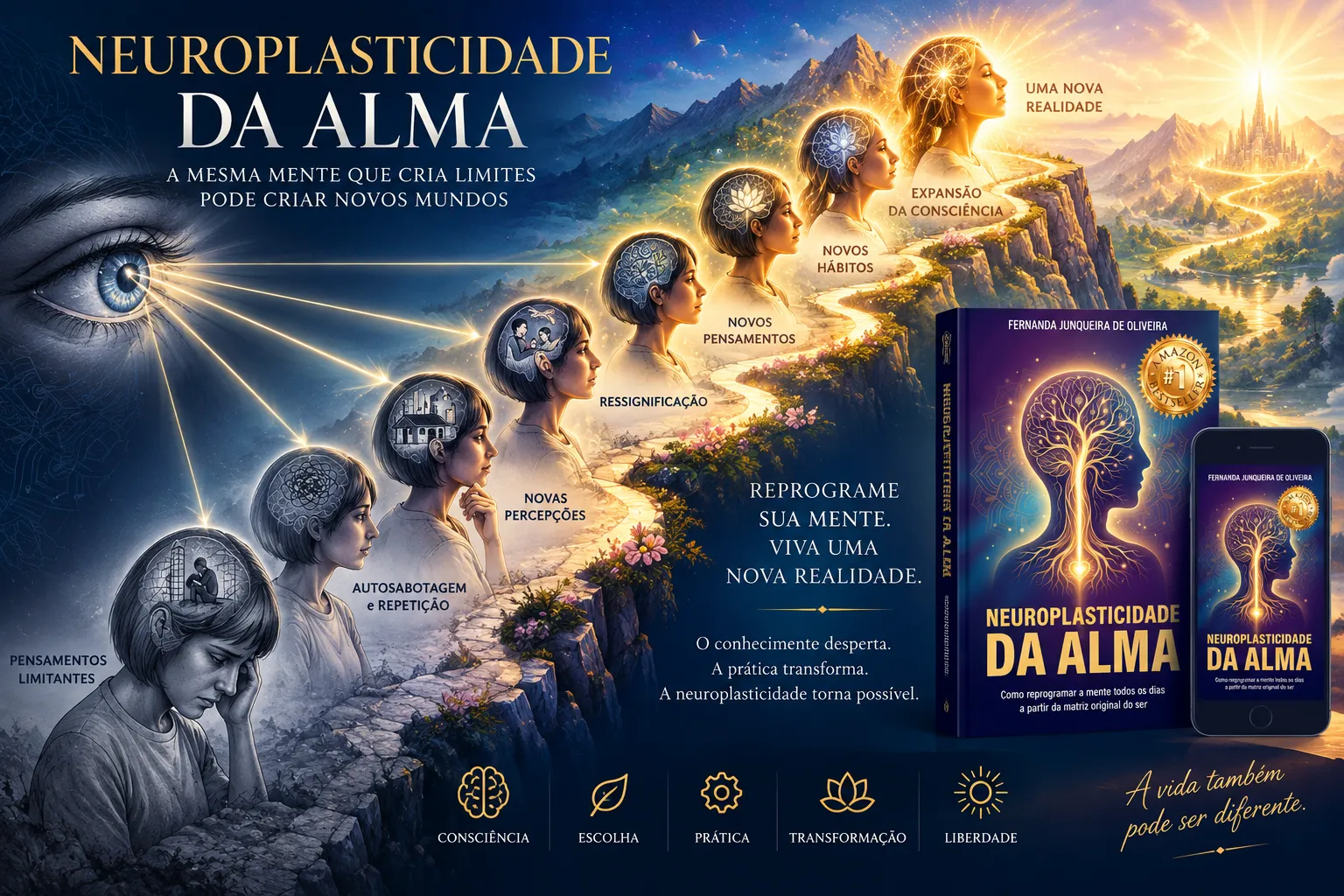 NEUROPLASTICIDADE DA ALMA: COMO A MENTE PODE APRENDER NOVAS FORMAS DE PERCEBER E VIVER